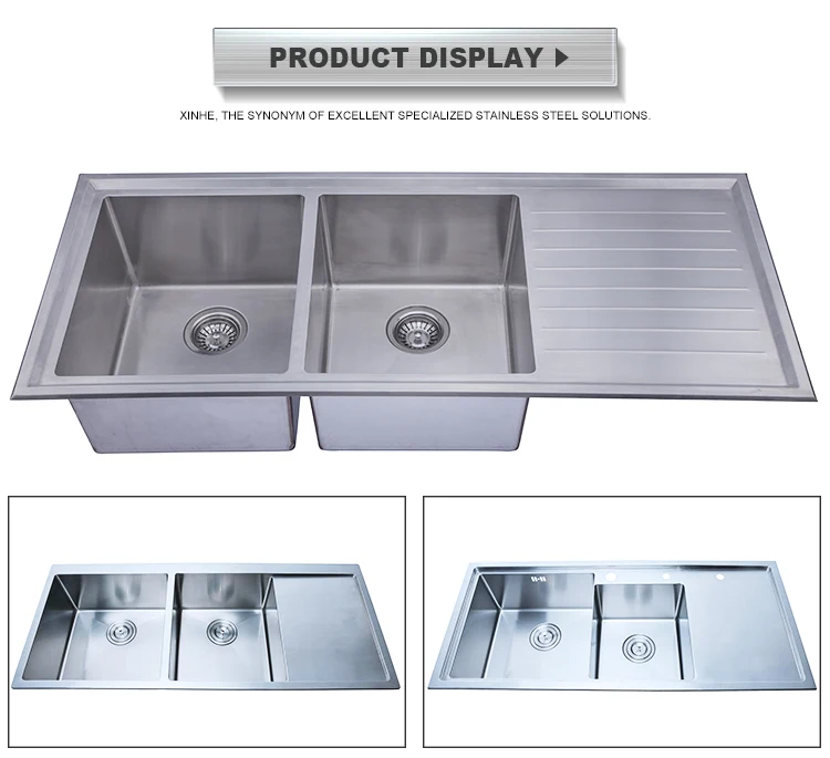 Special Design Good Quality Stainless Steel Double Bowl Kitchen Sink