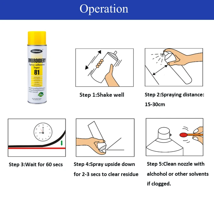 Sprayidea 81 Aerosol Embroidery Spray Glue Odorless Adhesive Buy