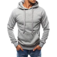 

Plain Gray 100% Pre-Shrunk Men Custom Made Cotton Hoodies And Sweatshirts
