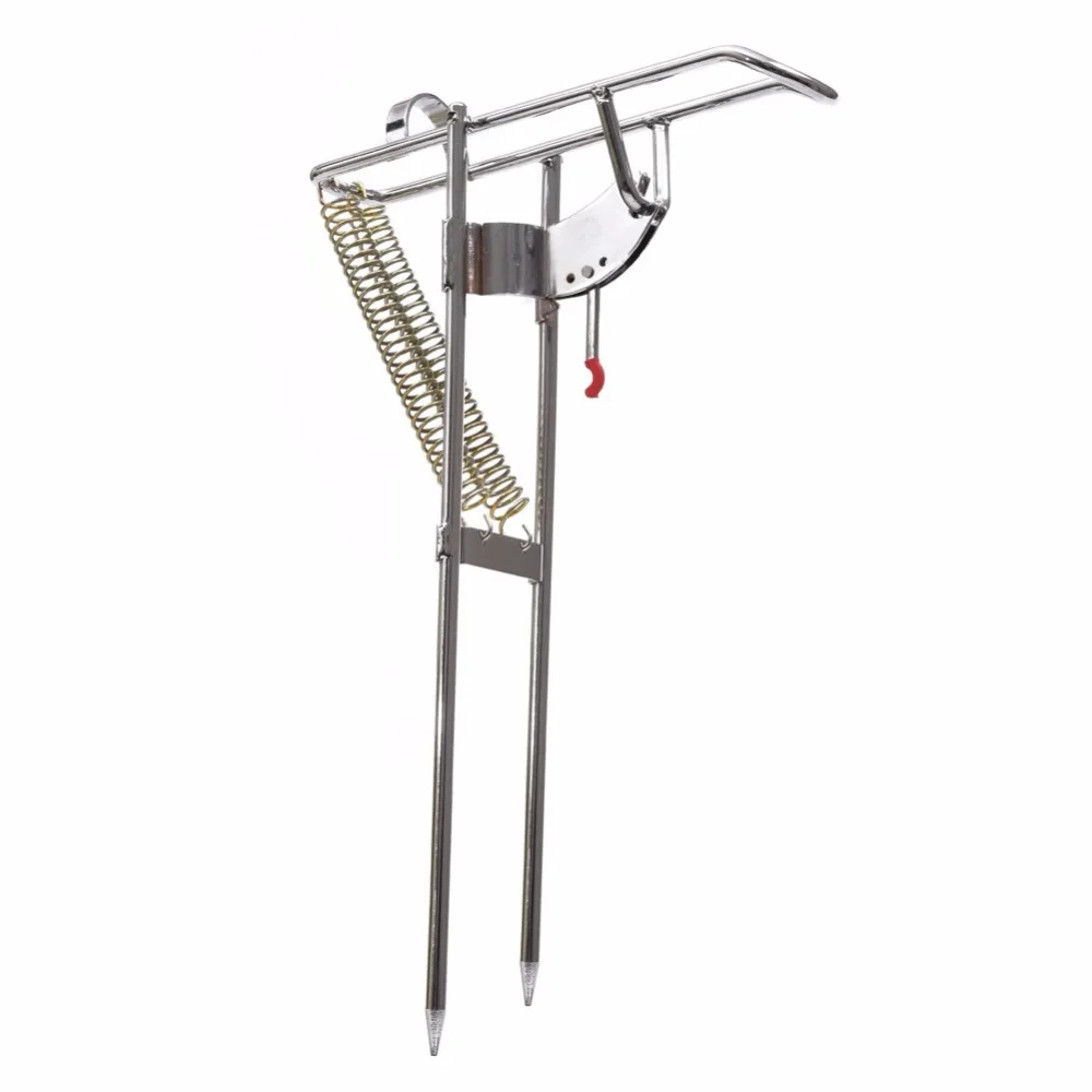 

Wholesale fishing tool Automatic Double Spring Angle Pole Fish Pole Bracket Fishing Rod Holder, N/a