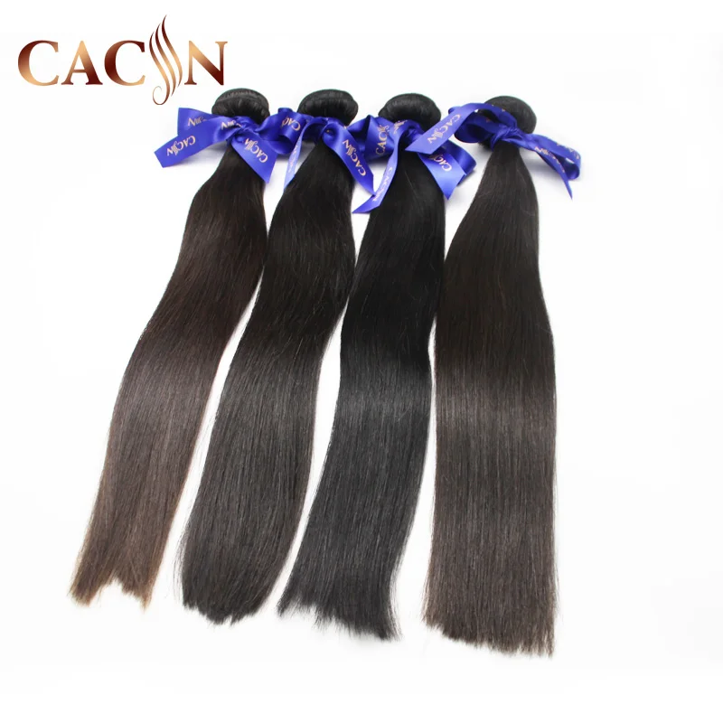 

CACIN 100% full cuticle aligned mink brazilian hair,double drawn nano ring halo hair extension cuticle aligned