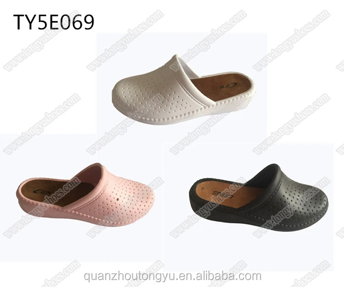 fashion nude ladies wedge eva clogs, cheap wholesale ladies hospital sandal clogs, quanzhou tongyu ladies eva casual clogs shoes