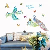 phoenix and butterfly family ink painting art custom vinyl wall sticker decal for kids living room decor