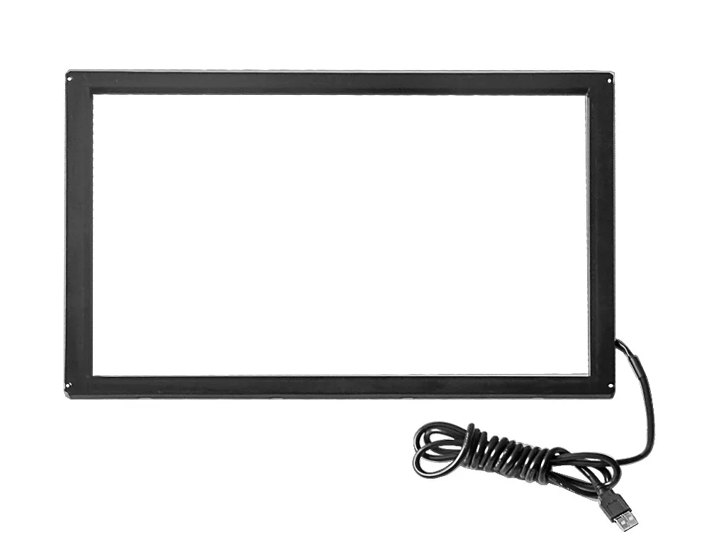 

21.5'' diy infrared touch screen frame magic mirror photo booth pcap capacitive custom made interactive touchscreen led display