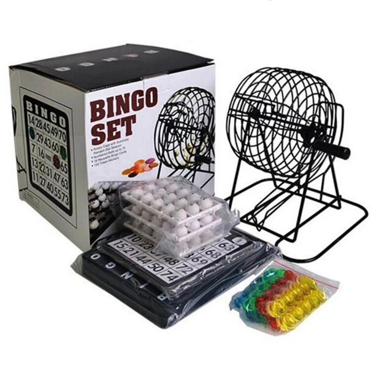 Hot Selling Party Entertainment Toy Bingo Game Manual Lottery Machine 