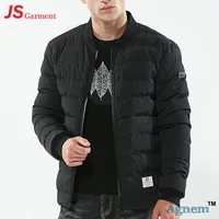 

76-WZ36 New Jacket Men's English Embroidery 100% Polyester Warm Fashion Winter Coat For Men