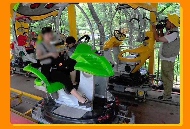 hot sale outdoor amusement park rides air bike bicycle rides space walk with music lighting for sale