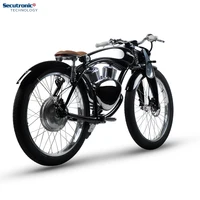 

Electric Vehicle 2 Wheels Retro Style Vintage Motorcycle MOPED Ebike Beach Cruiser for French