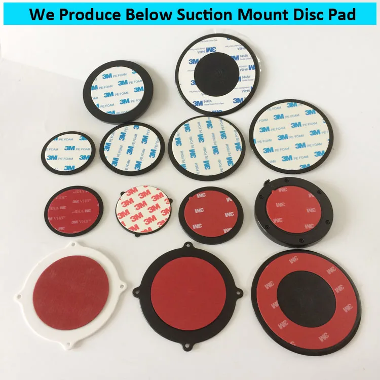 New Circle 108mm Large 3m Adhesive Sticky Pad For Car Dvr Gps Mobile Phone Dashboard Suction