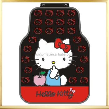 New Design Cute Car Floor Mats For Hello Kitty Pink Car Mats Buy