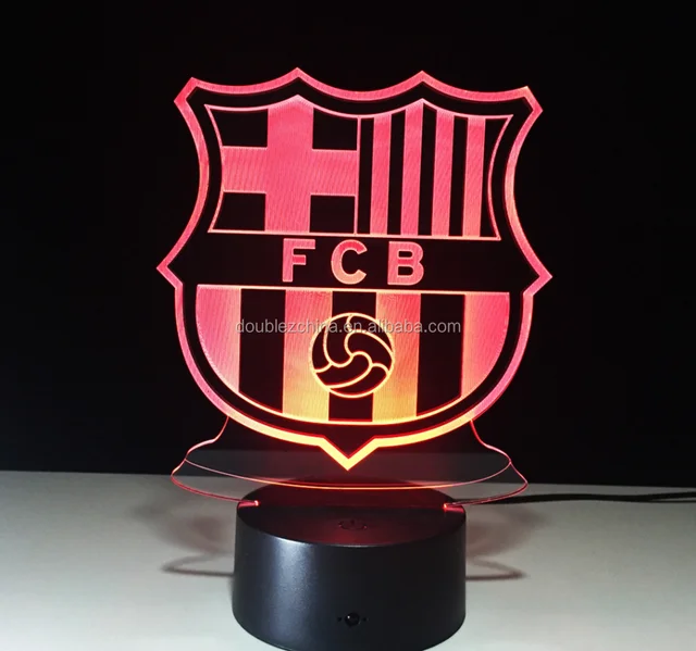 fantastic gift fcb 3d light,football club led lights,best