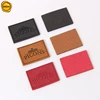 Sinicline newest custom embossed leather label for lady bag