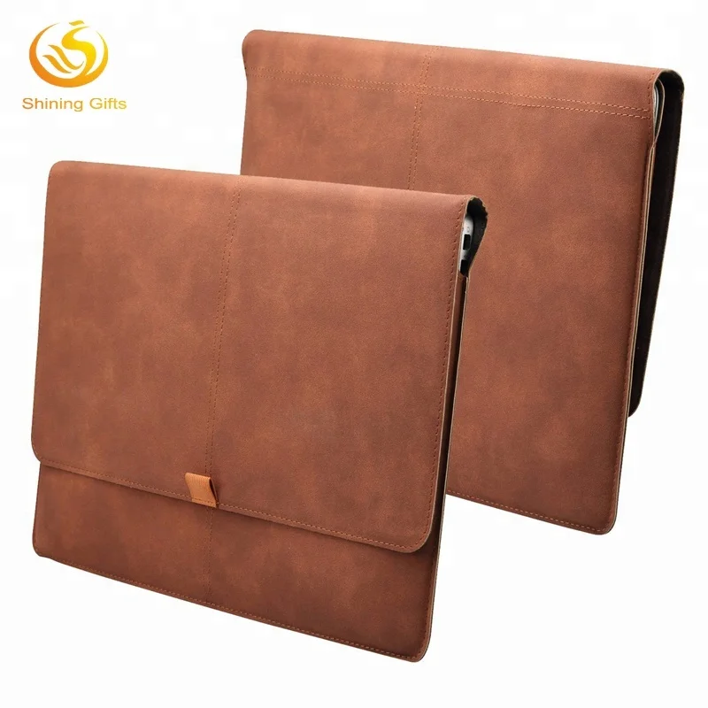 

Custom Leather Protective Carrying Laptop Sleeve/Laptop Case for Macbook, Customized