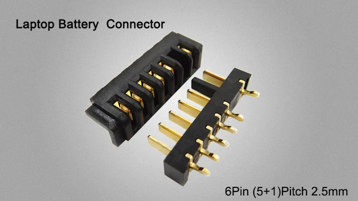 Mista 6 Pin 2.5mm Pitch Power Drone Lithium Ion Battery Connector - Buy Laptop Battery Connector ...