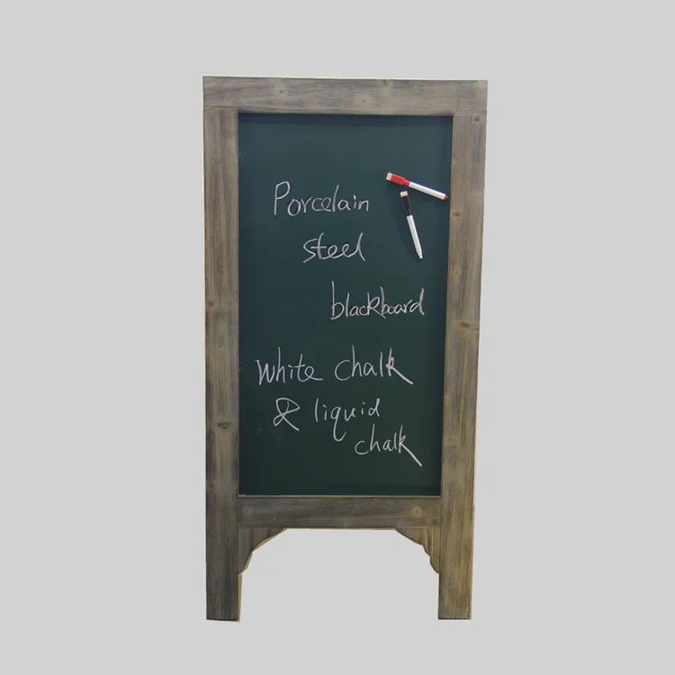Hot Sell Products Vintage School Stand Wooden Chalkboard Buy