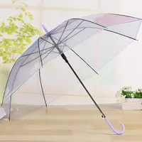 

Fashion Design Promotion Transparent Clear PVC TPU Poe Umbrella