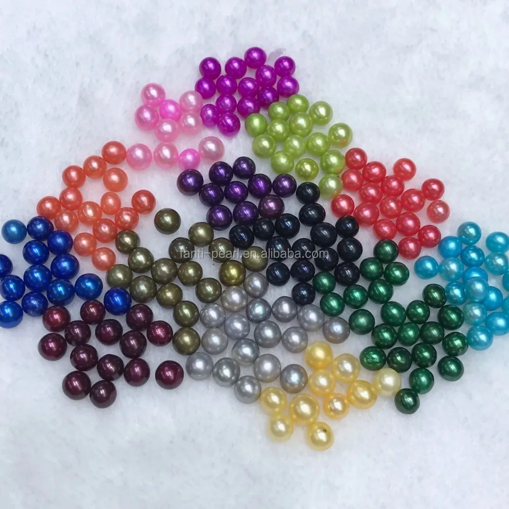 

18colors 6-7mm round pearls in akoya oyster