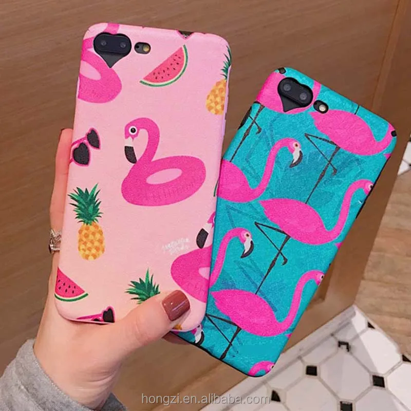 

Cute Cartoon Flamingo Pineapple Phone Cases For iphone 7 6 6s Plus Case Soft Silk Silicone Back Animal Ostrich Shell Capa cover