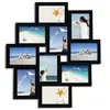 10 Opening Wood Photo Collage Wall Hanging Picture Frame