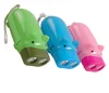 2018 wholesale OEM 3 Led Cute Pig Piggy LED Hand Press Power Dynamo Flashlight Light Torch Keychain