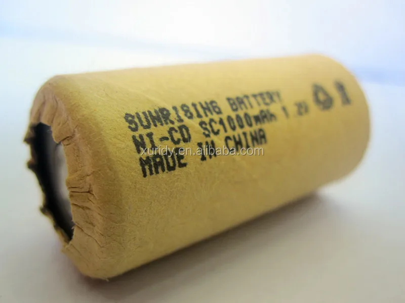 
1.2v nicd sc 1200mah rechargeable battery /ni-cd sub c sc size battery 