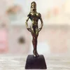 Resin bronze Bikini female bodybuilding trophy