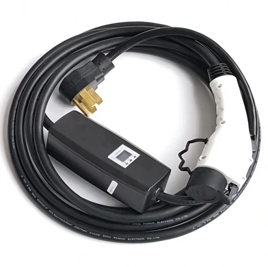 方案便携式电动汽车充电器美国 2 级 nema 14-50 110 v 220 v 插头 j