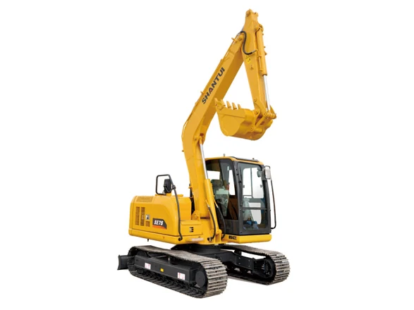 山推迷你建筑设备7吨履带式挖掘机se75出售