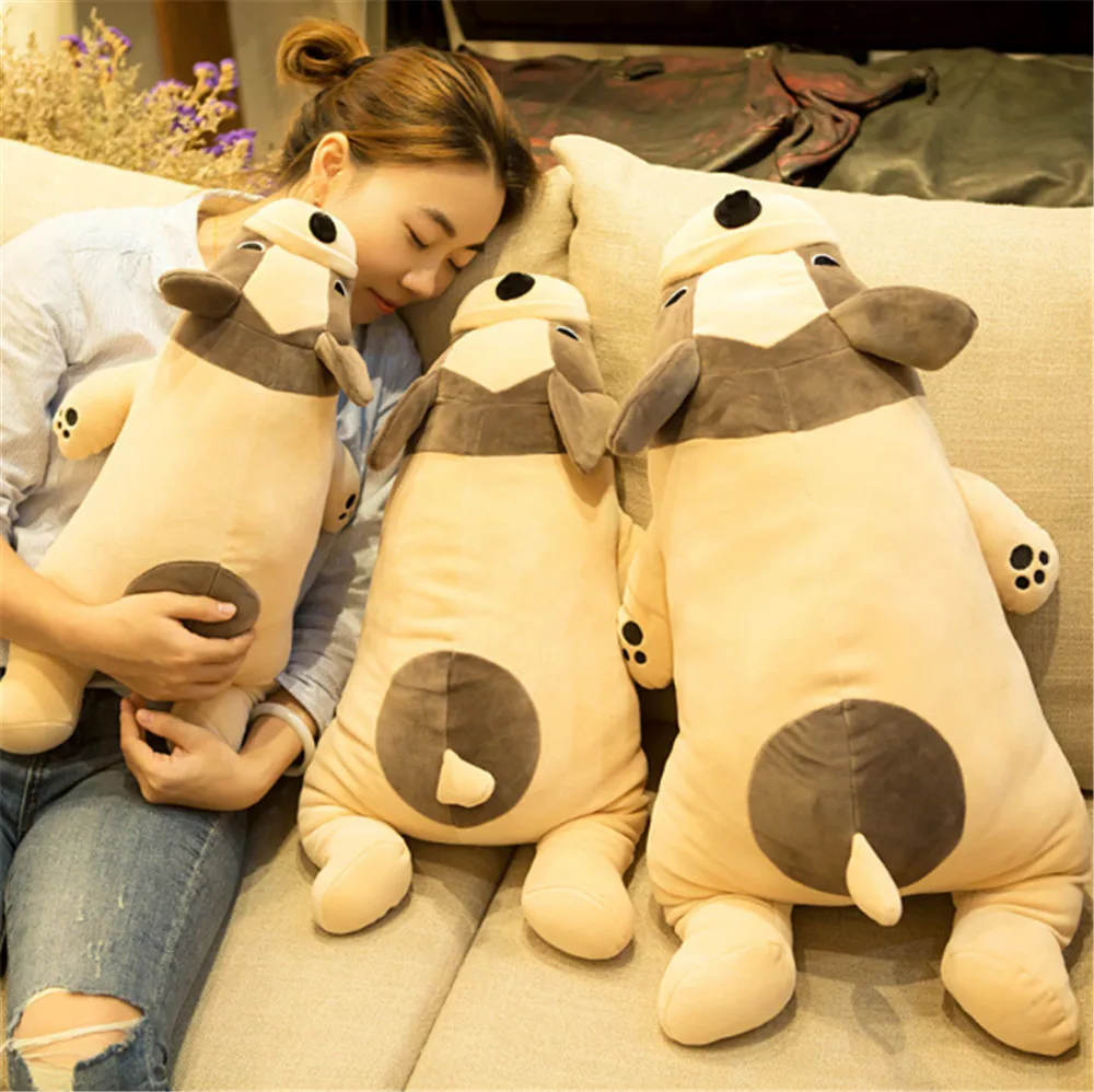 Fancytrader Cute Shar Pei Dog Plush Doll Big 70cm Soft Stuffed Animals Dog Toys Decoration Gifts for Children1