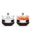 Forrinx oil diffuser 7 color salt rocks beautiful aroma humidifier Support mobile phone APP turn on off setting time work wi