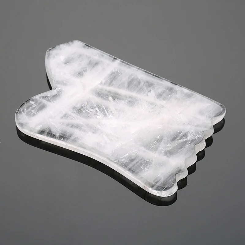 Rose Quartz Gua Sha Scraping Massage Tool,Natural Stone Carving