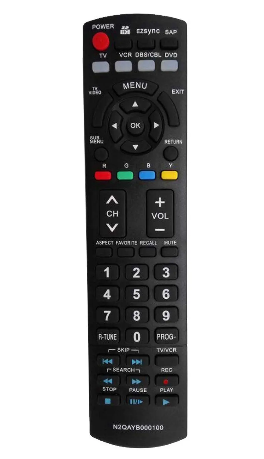 New VINABTY N2QAYB000100 Replace REMOTE fit for Panasonic tv TH-42PZ80U TH-46PZ80U TH-50PC77U TH-50PE700U TH-50PE77U TH-50PZ700 Sub for N2QAYB000102 N2QAYB000103 N2QAYB000221 N2QAYB000321 N2QAYB000323