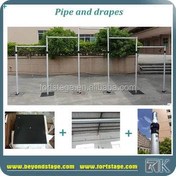 Portable Pipe And Drape For Wedding Events Flower Wall Hanging