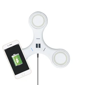 Gold supplier new design 5 in 1 wireless charging  fast qi wireless car charger for mobile phones