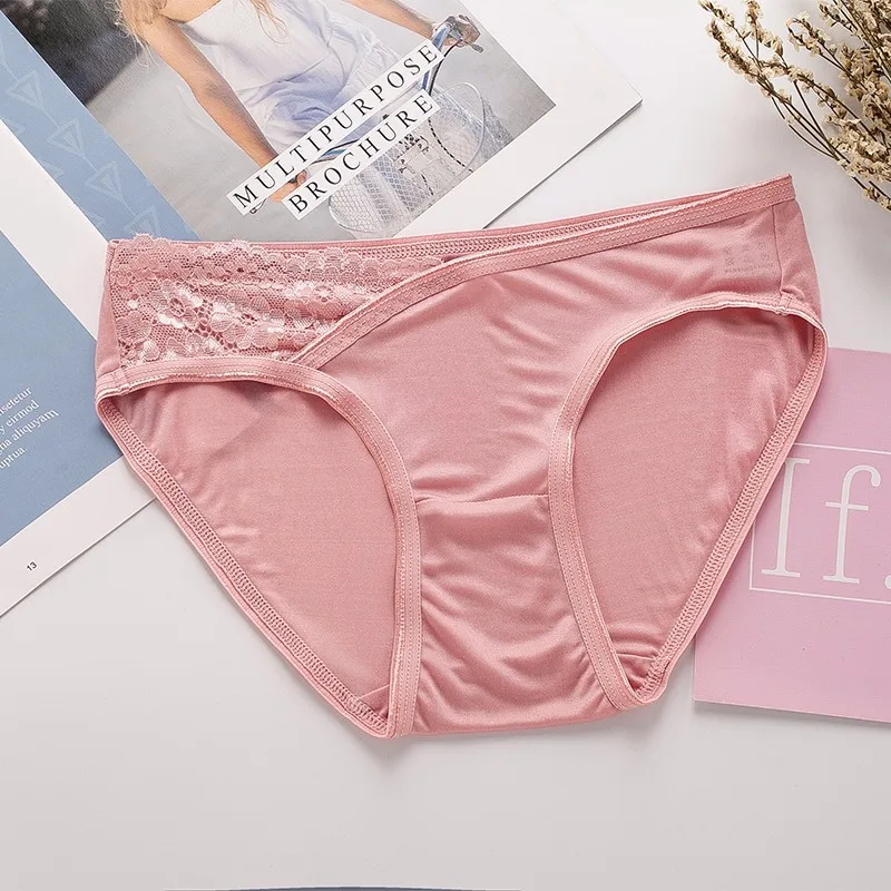 2019 New Silk Underwear Women Underwear Female Eroti Thin No Trace Sexy ...