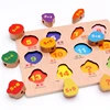 Wholesale Beech wood Early Development 3D string bead puzzle kids toy