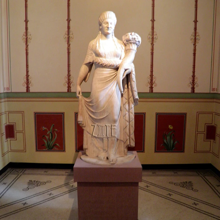 Wholesale Greek Roman Goddess Marble Fortuna Statue Sculpture Buy