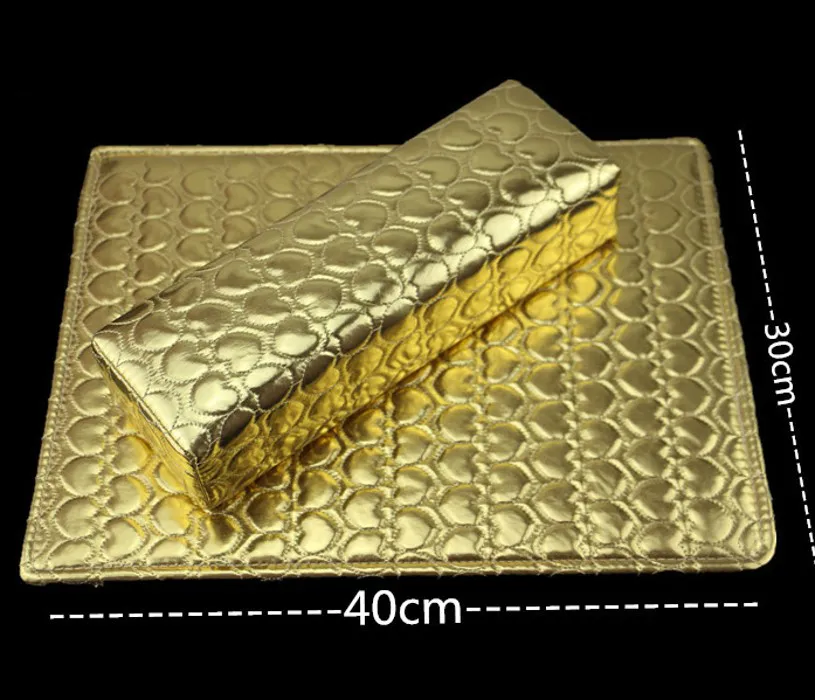 

Square Shape PU nail art arm rest/nail art hand pillow for manicure use nail hand pillow, Yellow,black,pink ,white ,gold ,silver