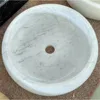 Solid Surface White Marble Stone Wash Basin With Stand