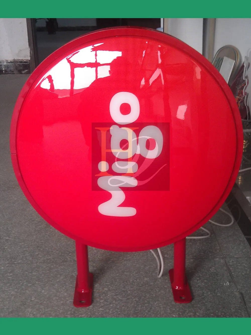 Double Sided Aluminum Frame Acrylic Outdoor Advertising Light Boxes