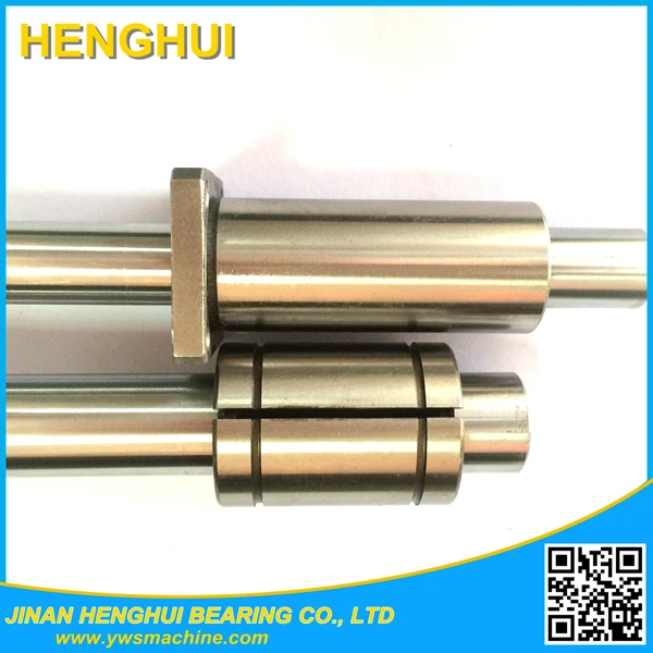 Lme20uu Lm20uu Aj Cnc Machine Chrome Steel Rod With Flanged Bearing