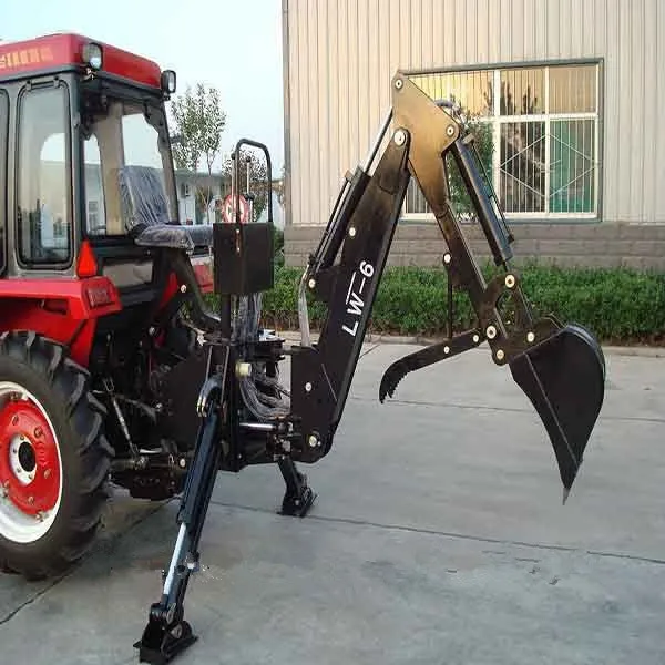 Tractor Support 3 Point Mini Backhoe Attachment Lw-6 Towable Backhoes ...