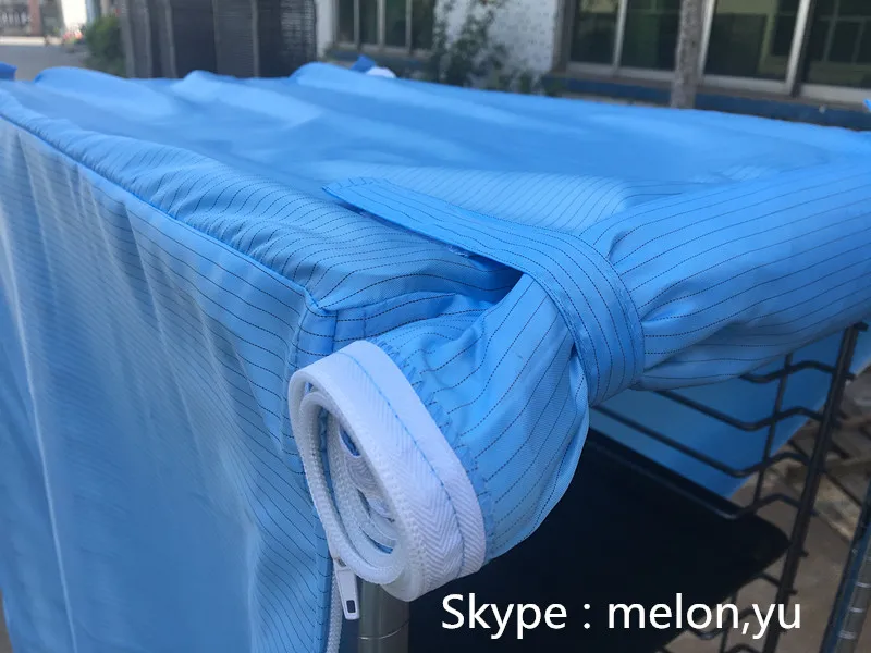 ESD Dust Covers for Chrome Wire Shelving Cart, View Dust Covers