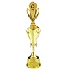 Five Star Honor Creative Tall Golden Plastic Trophy Cup, New Designs Award Trophies