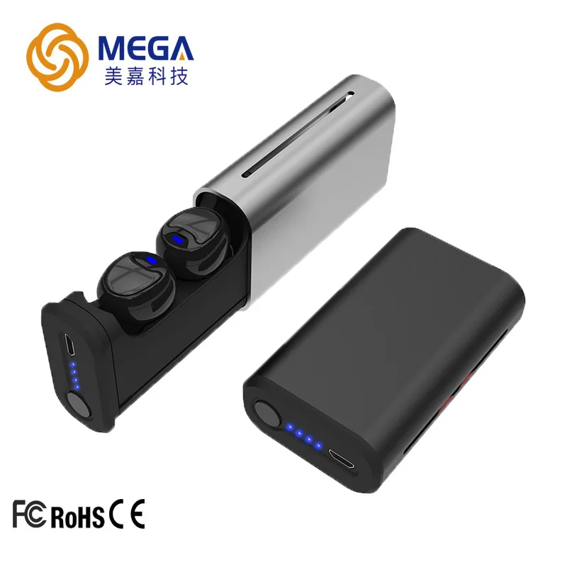 

Upgraded 2019 True Wireless Latest 5.0 Strong Connection Quality Stereo Sound Bluetooth Earbuds with charging case MG806