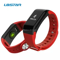 

L8star smart watch time heart rate tracking sport watch 0.66inch black