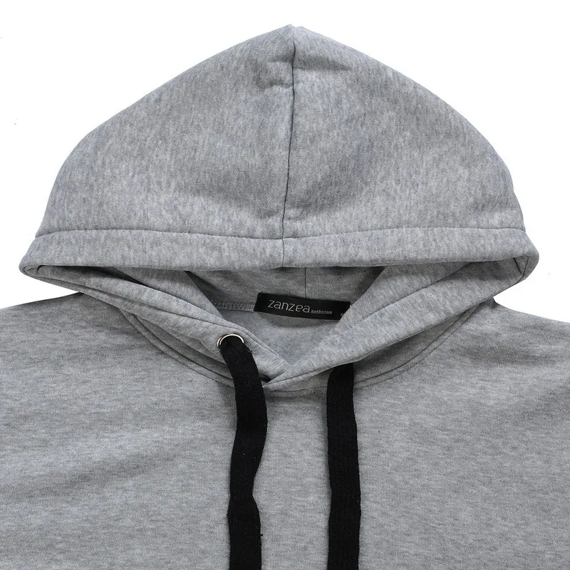2019 Autumn Winter Zanzea Women Hoodies Long Sleeve Hooded Loose Casual Warm Sweatshirt Oversized Plus Size Sweatshirts aeProduct.getSubject()
