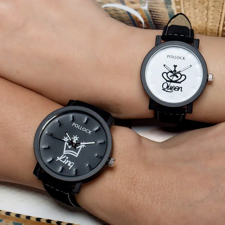 

Queen and King hot selling couple fashion digital watch Quartz watches