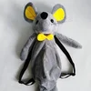 2020 years plush stuffed cute mouse backpack bag for kids gift/factory promotional plush mouse bag toy /plush mouse school bag