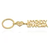 Russian Alphabet Keyring Cute Gifts Charm Metal Pendants Letter Keychain